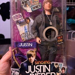 Justin Bieber Singing Doll - Black and Gray Outfit